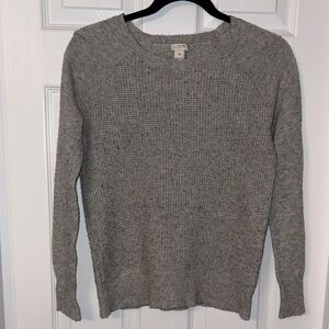 J. Crew Heather Gray Crew Neck Sweater